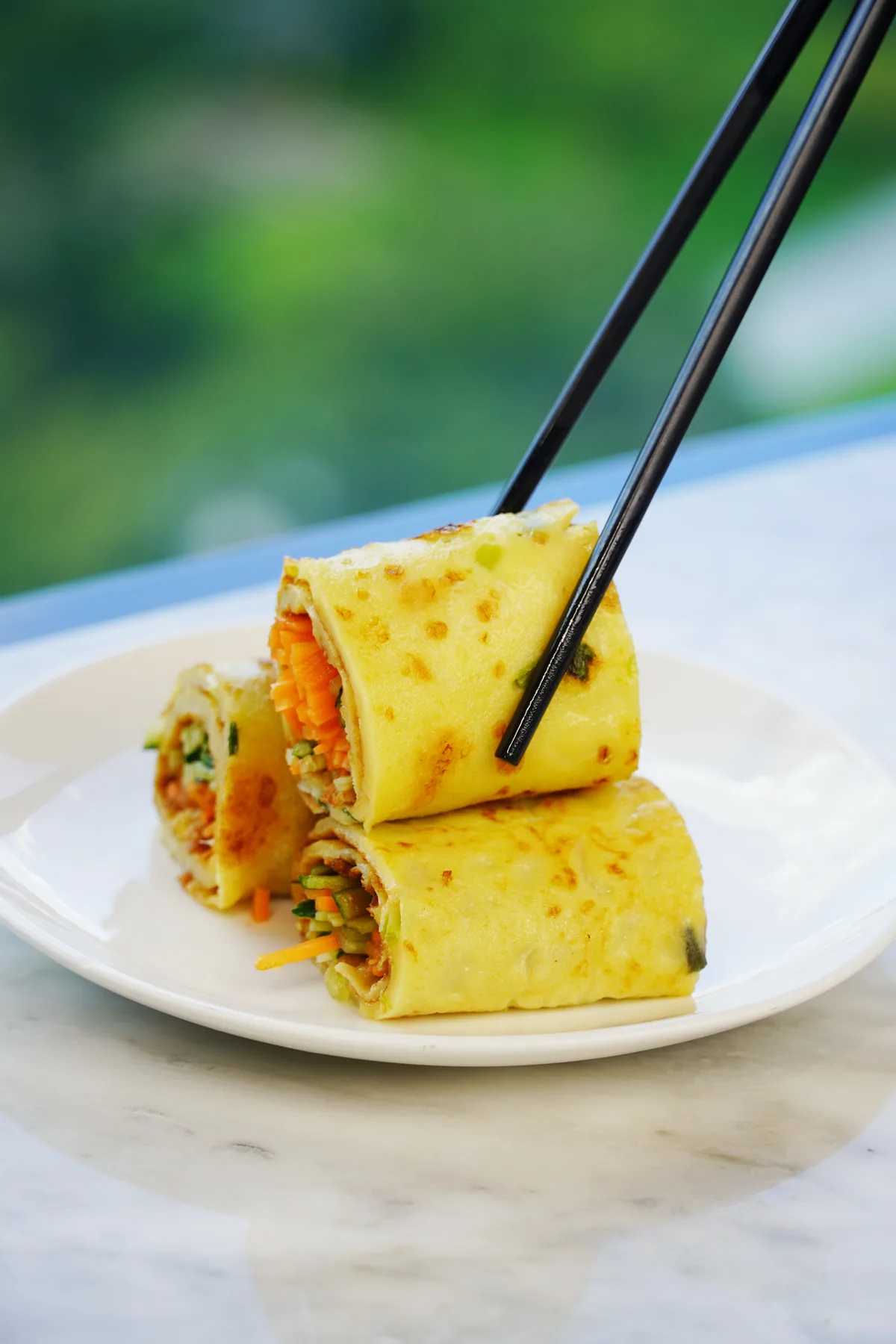 杭州滨江开元名都大酒店晨间盛食麦糊烧实景